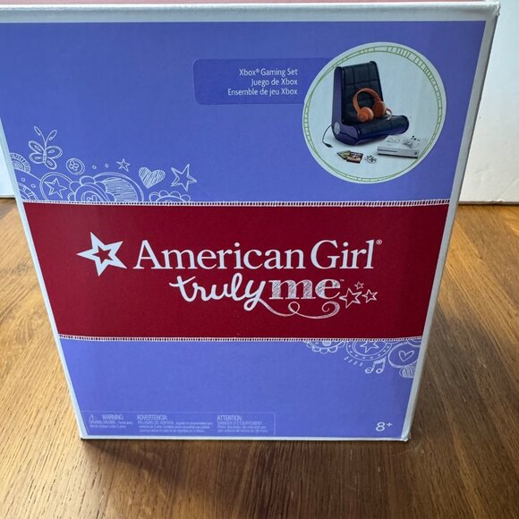 AMERICAN GIRL Xbox Gaming Set Retired Working Truly Me Chair Headphones Console - Picture 2 of 16